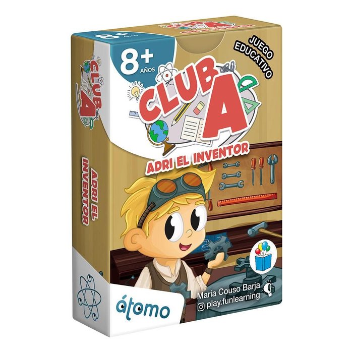 Adri el inventor Club A - Educateka, juegos de mesa, educativos y papelería