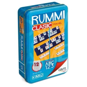 Rummiclasic Travel Metal Box - Educateka, juegos de mesa, educativos y papelería