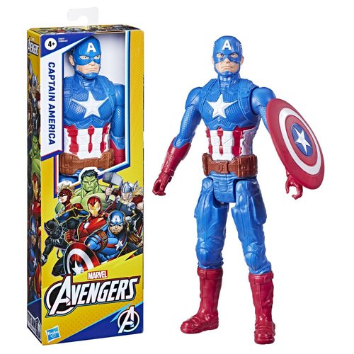 Avengers Figura Titan Capitán América - Educateka, juegos de mesa, educativos y papelería