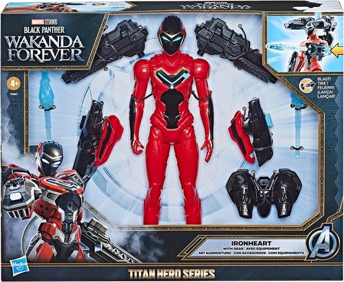 Figura Wankanda Forever Titan con Blaster - Educateka, juegos de mesa, educativos y papelería