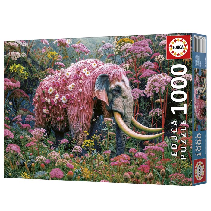 Puzzle Elefante Floral 1000 Piezas - Imagen 3
