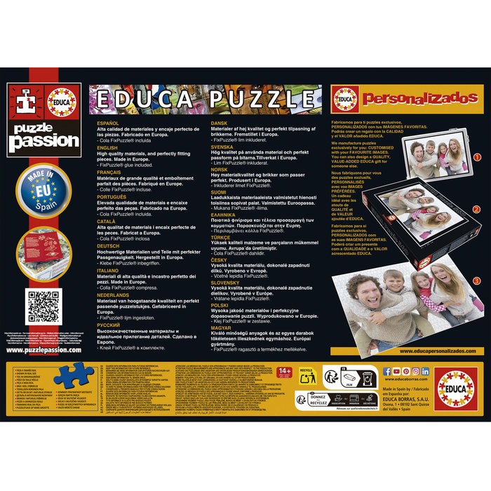 Puzzle Elefante Floral 1000 Piezas - Imagen 4